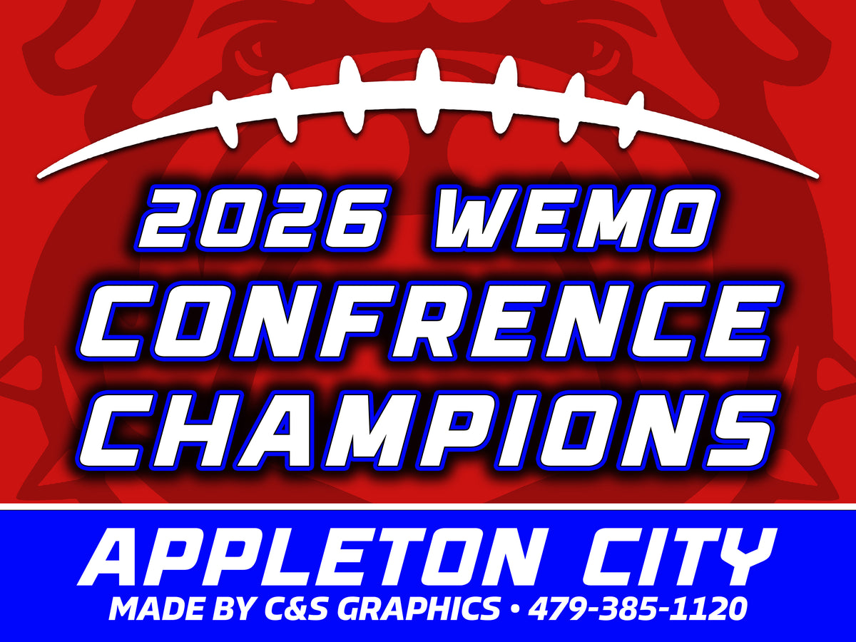 Appleton City Champions Yard Sign